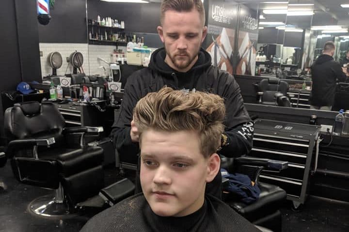 Billy the Butcher Cutting Hair